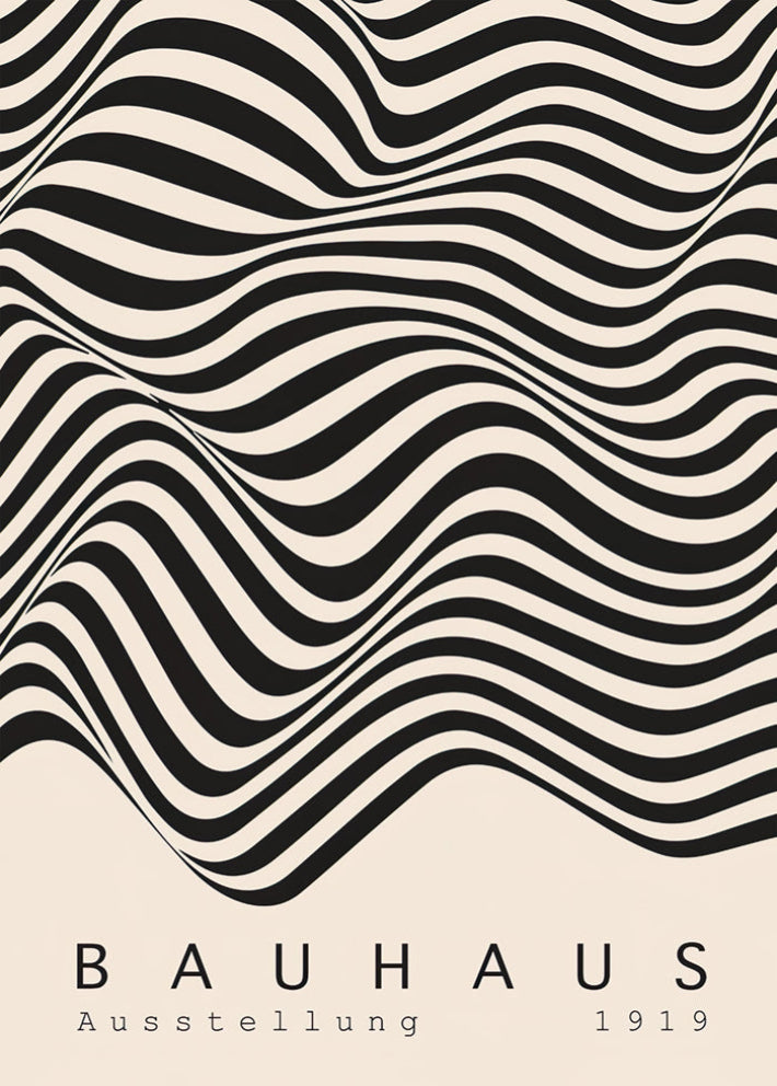 Bauhaus Geometric No. 3 Poster