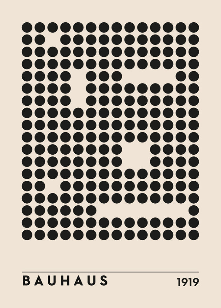 Bauhaus Geometric No. 4 Poster