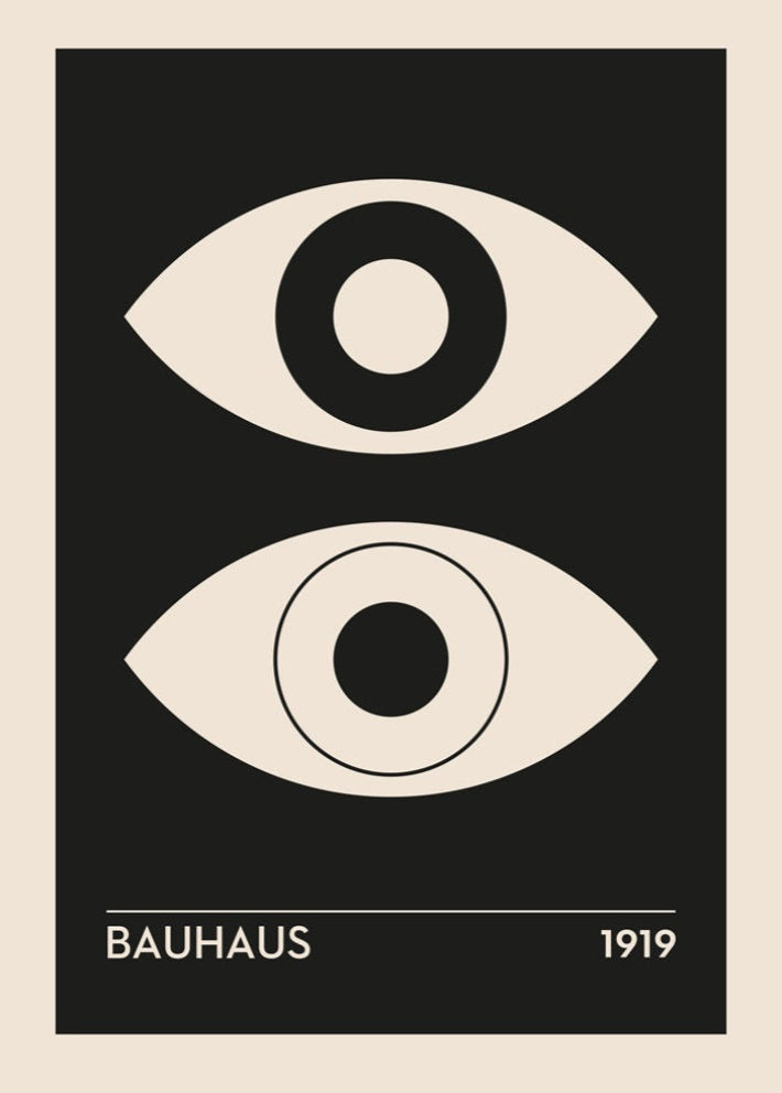 Bauhaus Geometric No. 7 Poster
