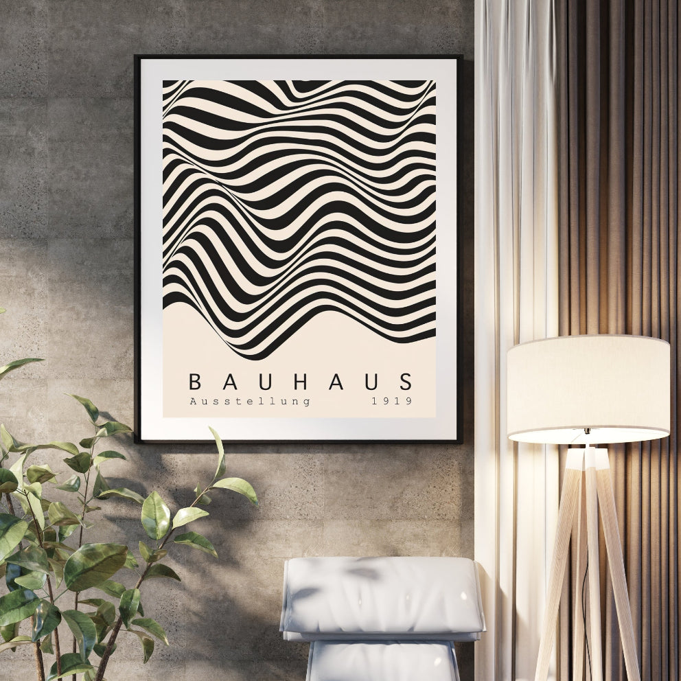 Bauhaus Geometric No. 3 Poster