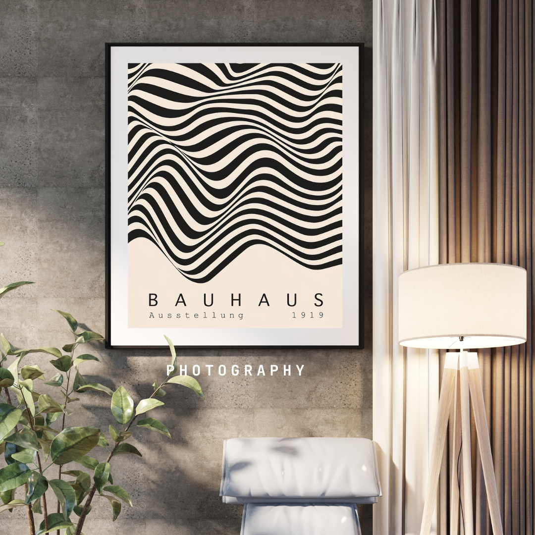 Bauhaus Geometric No. 3 Poster