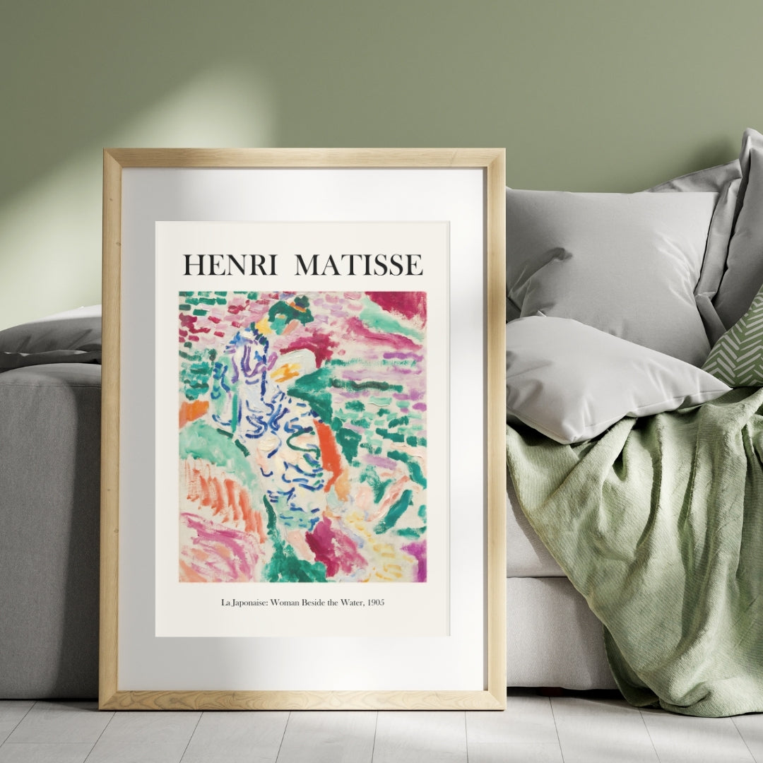 Matisse 'La Japonaise: Woman beside the Water' Exhibition Poster