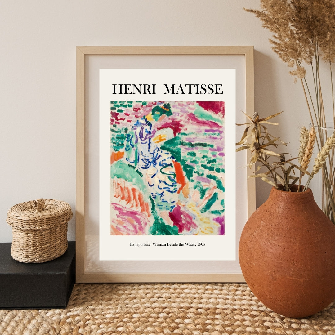 Matisse 'La Japonaise: Woman beside the Water' Exhibition Poster