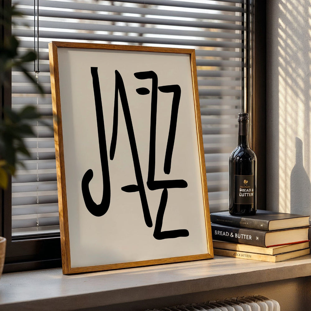 Matisse Jazz Typography Art Print