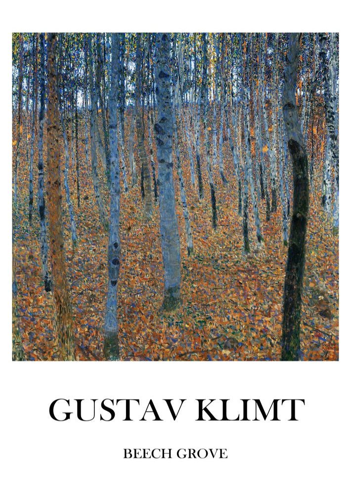 Gustav Klimt 'Beech Grove' Exhibition Poster
