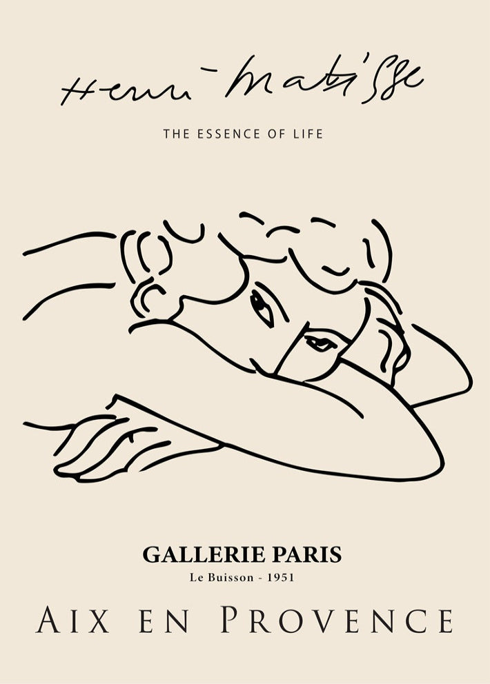 Matisse 'The Essence of Life' Exhibition Art Print