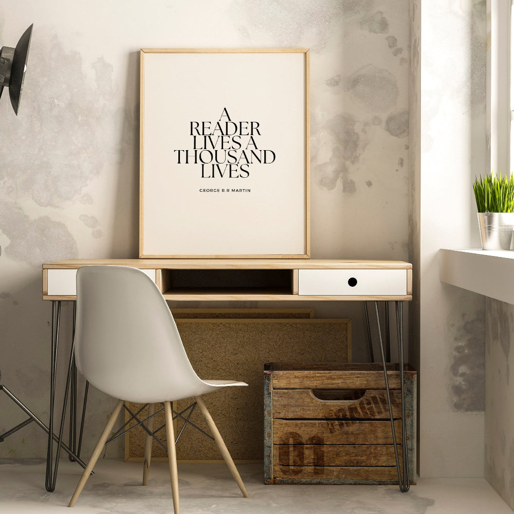 A Reader Lives a Thousand Lives Quote