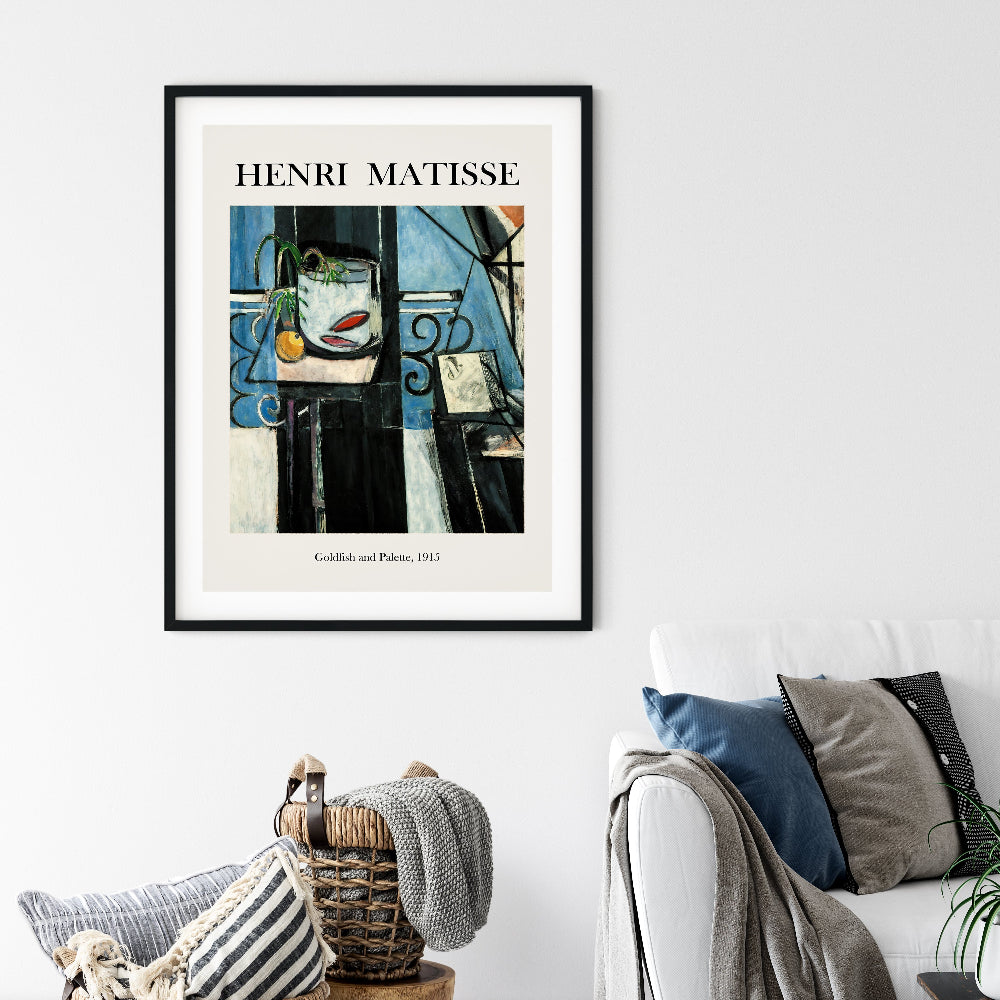 Matisse 'Goldfish and Palette' Exhibition Art Print