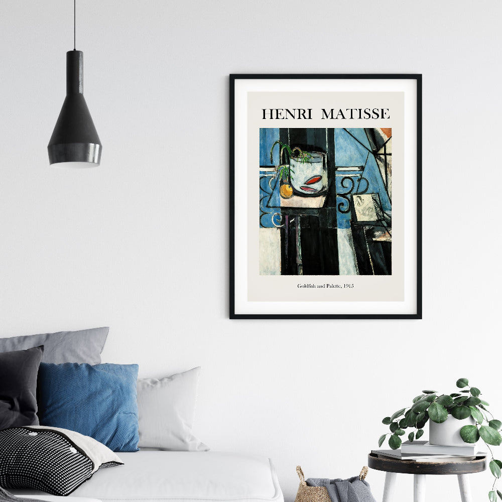 Matisse 'Goldfish and Palette' Exhibition Art Print