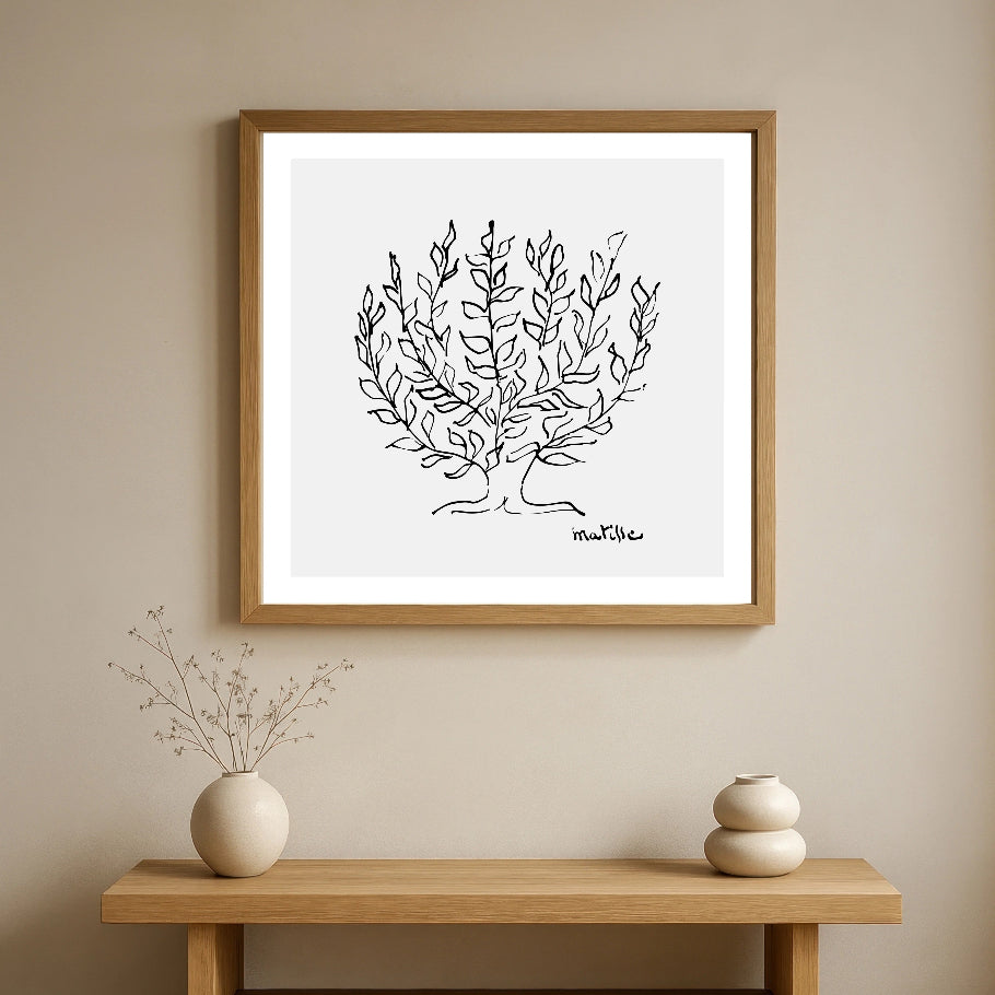 Matisse The Plane Tree Square Art Print