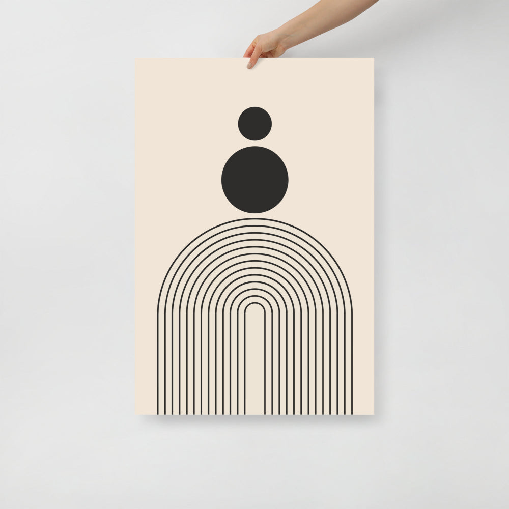 Mid-Century Modern Line Print No. 4
