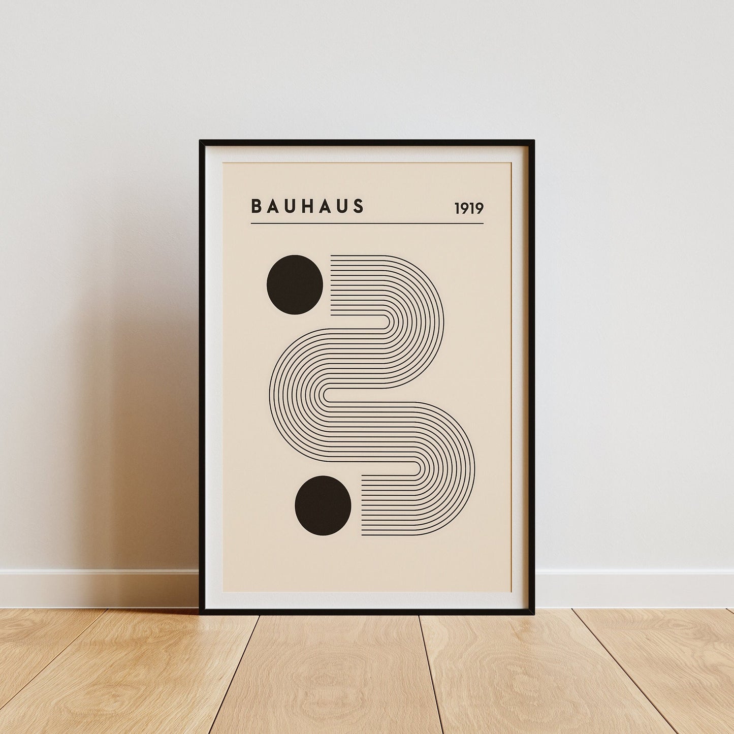 Bauhaus Geometric No. 2 Poster