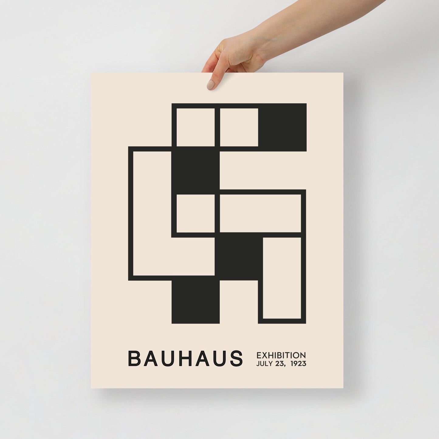 Bauhaus Geometric No. 5 Poster