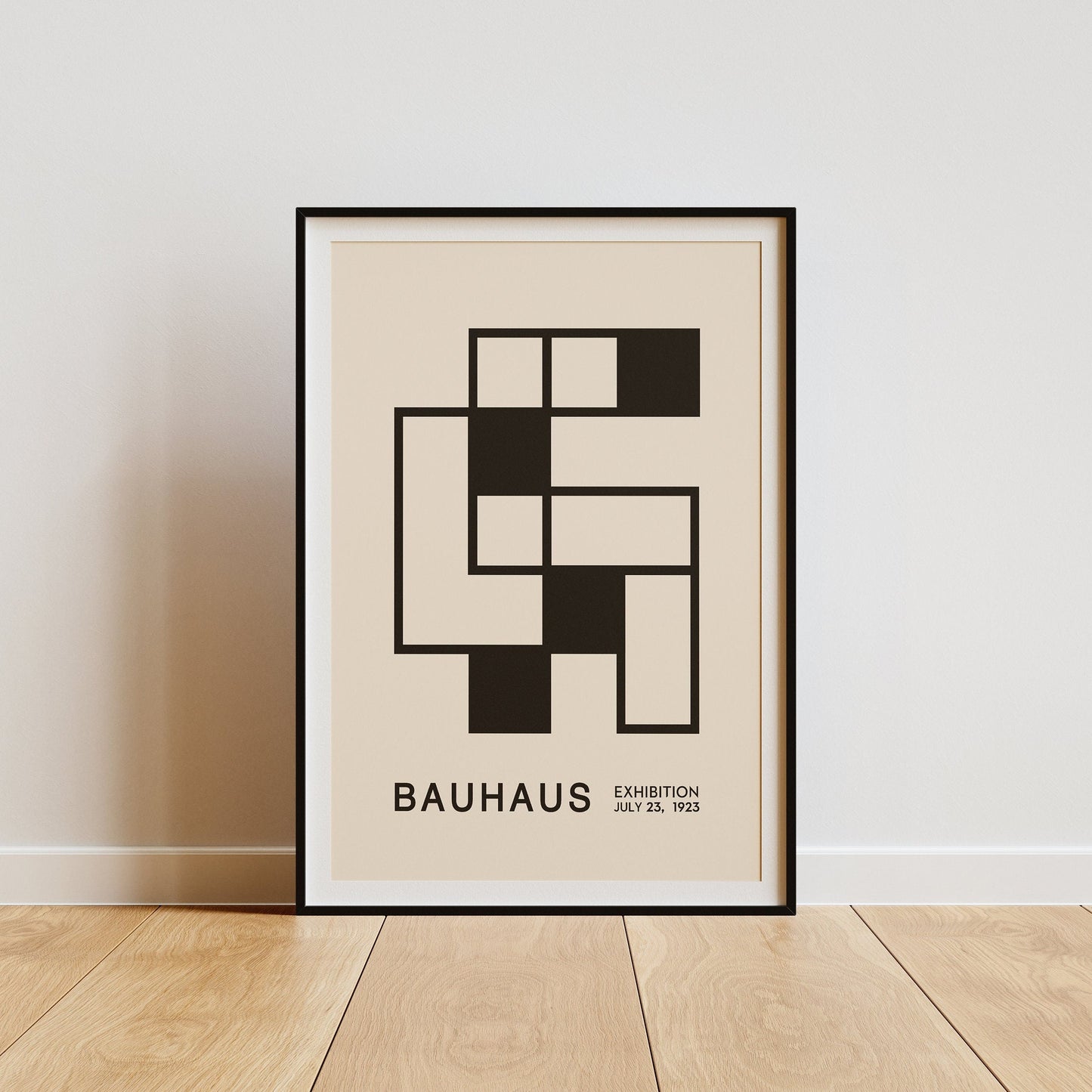 Bauhaus Geometric No. 5 Poster