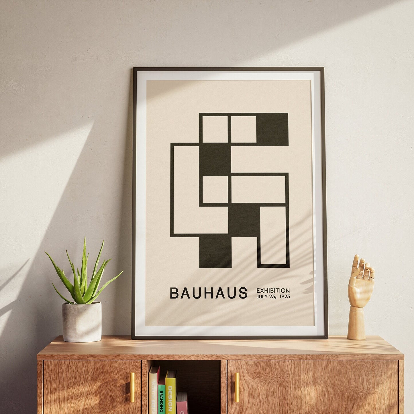 Bauhaus Geometric No. 5 Poster