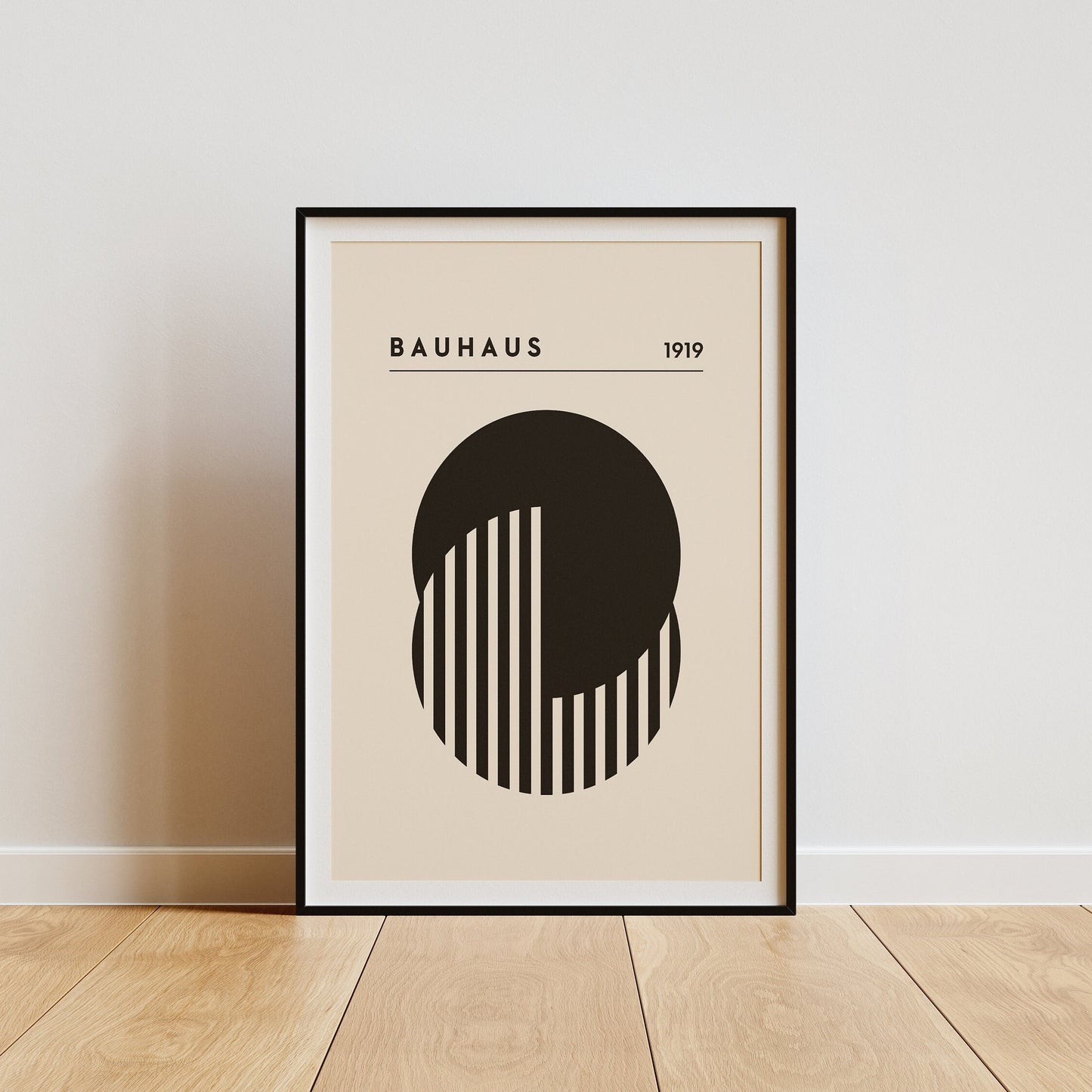 Bauhaus Geometric No. 6 Poster