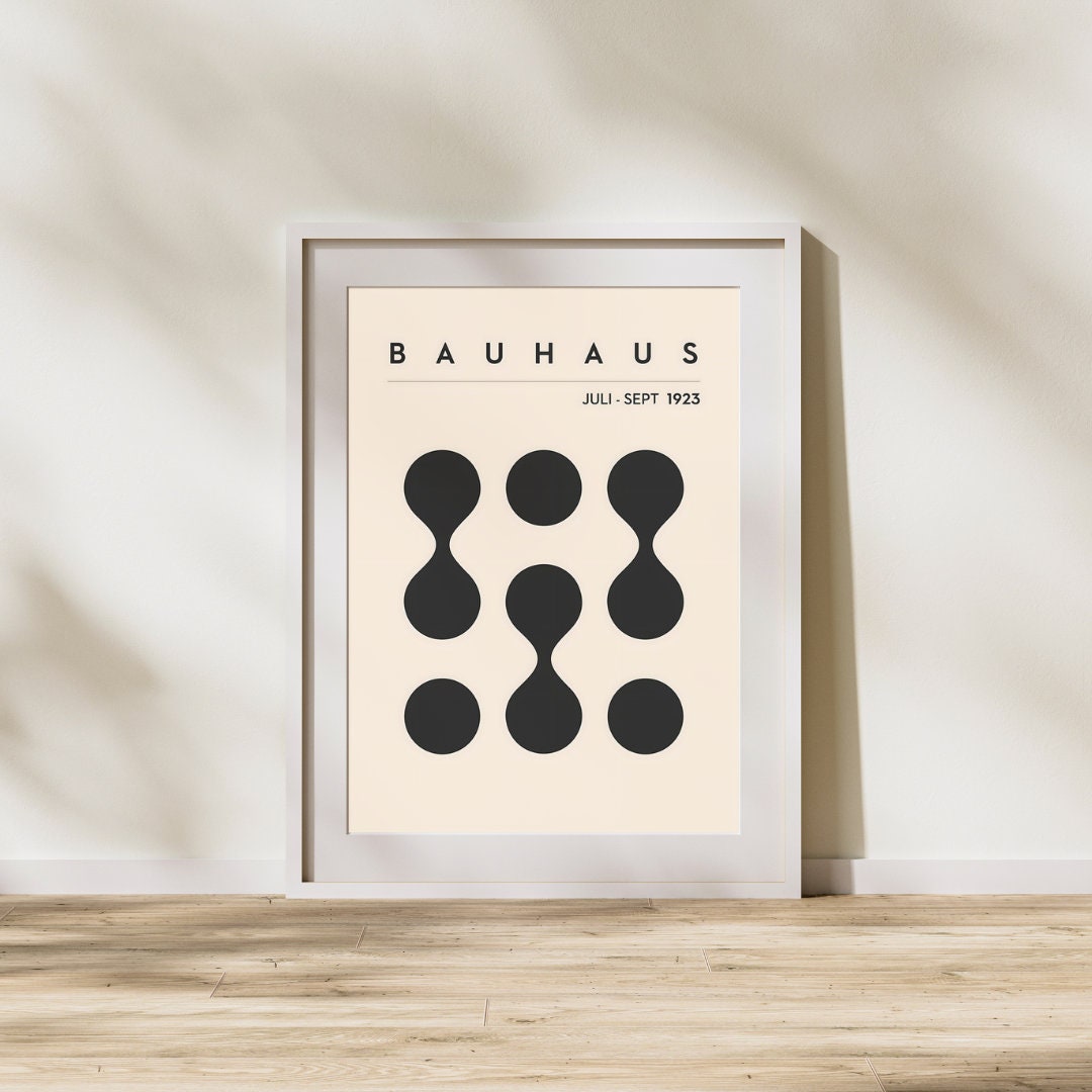Bauhaus Geometric No. 1 Poster