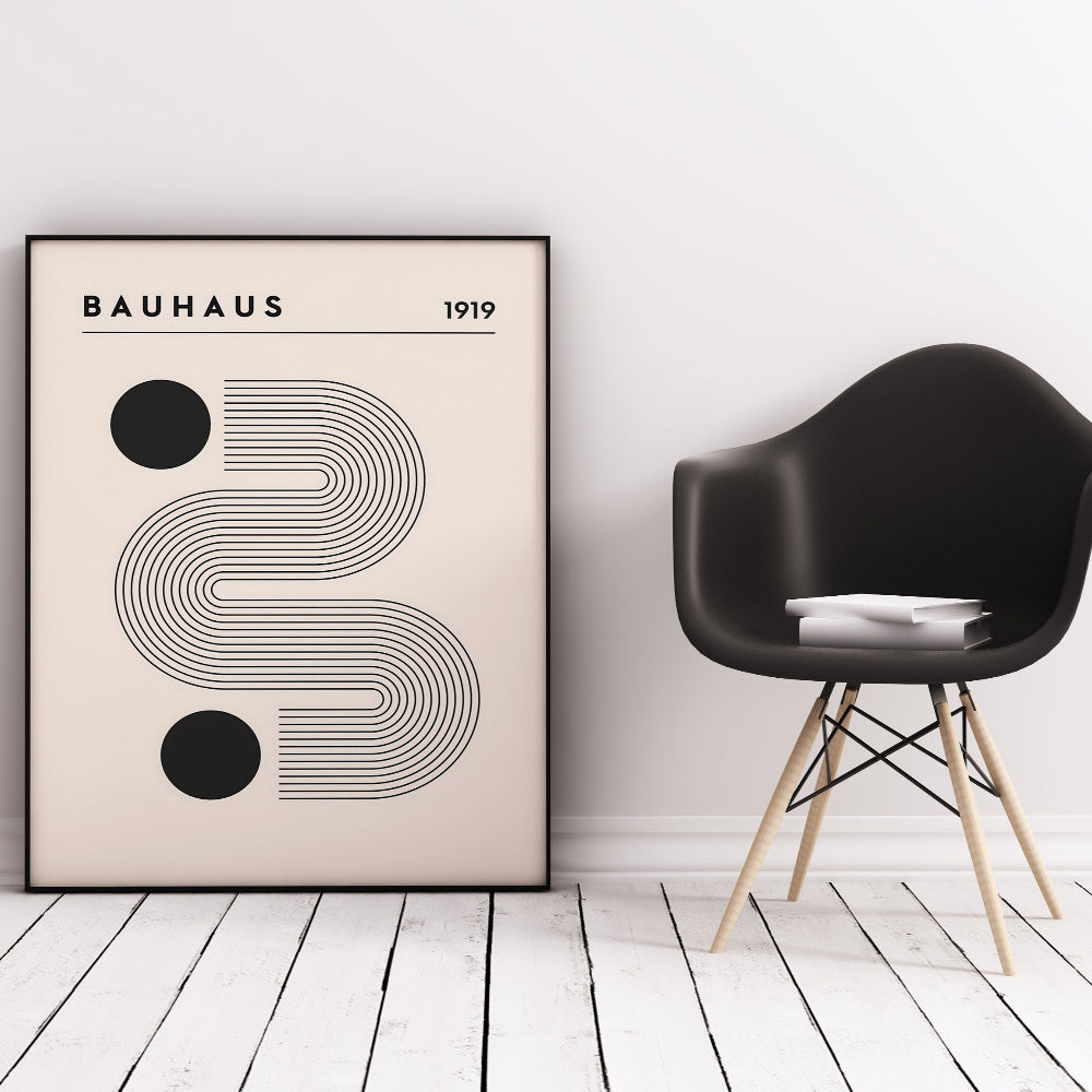 Bauhaus Geometric No. 2 Poster
