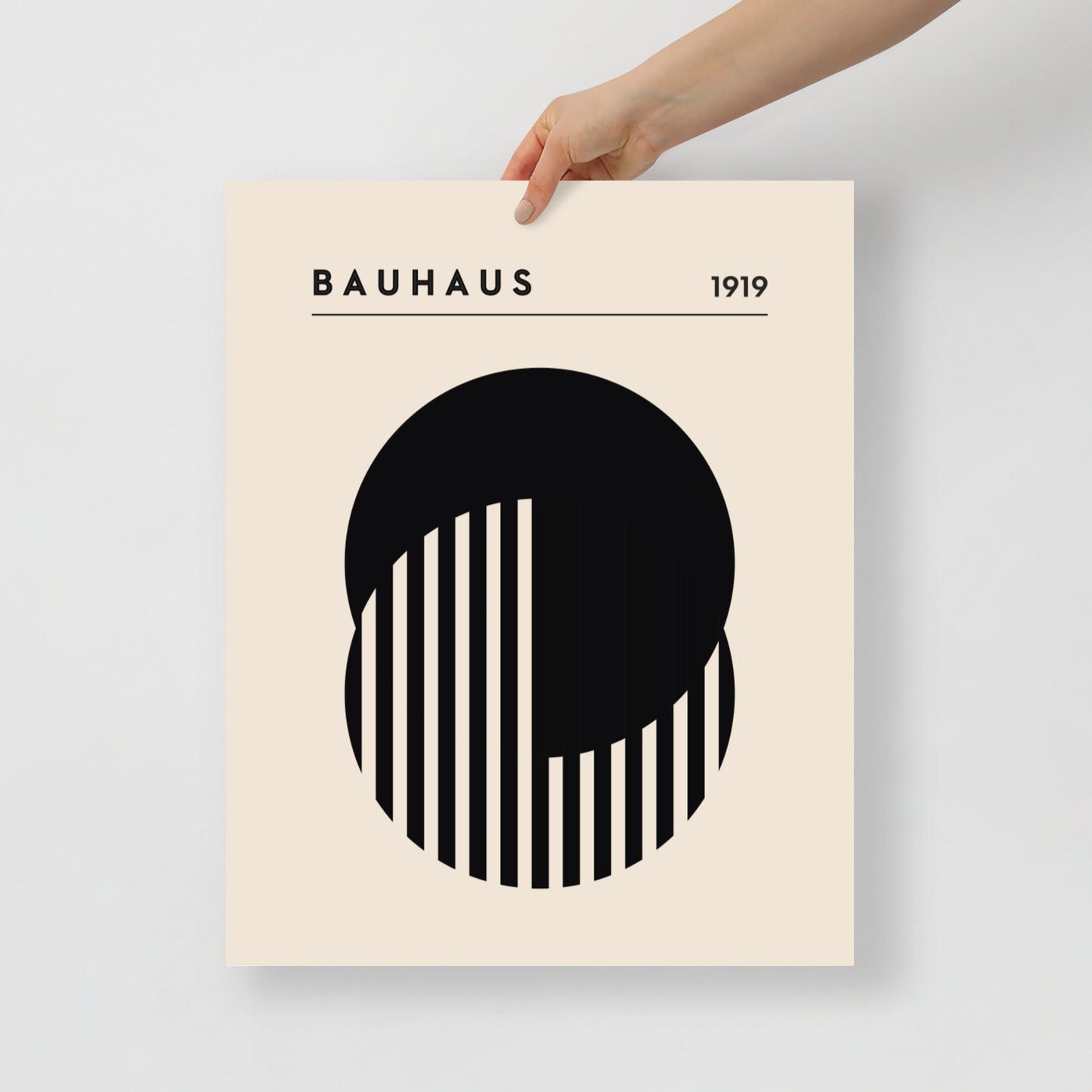Bauhaus Geometric No. 6 Poster