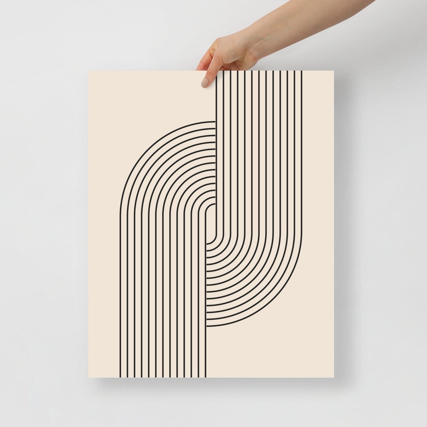 Mid-Century Modern Line Print No. 1