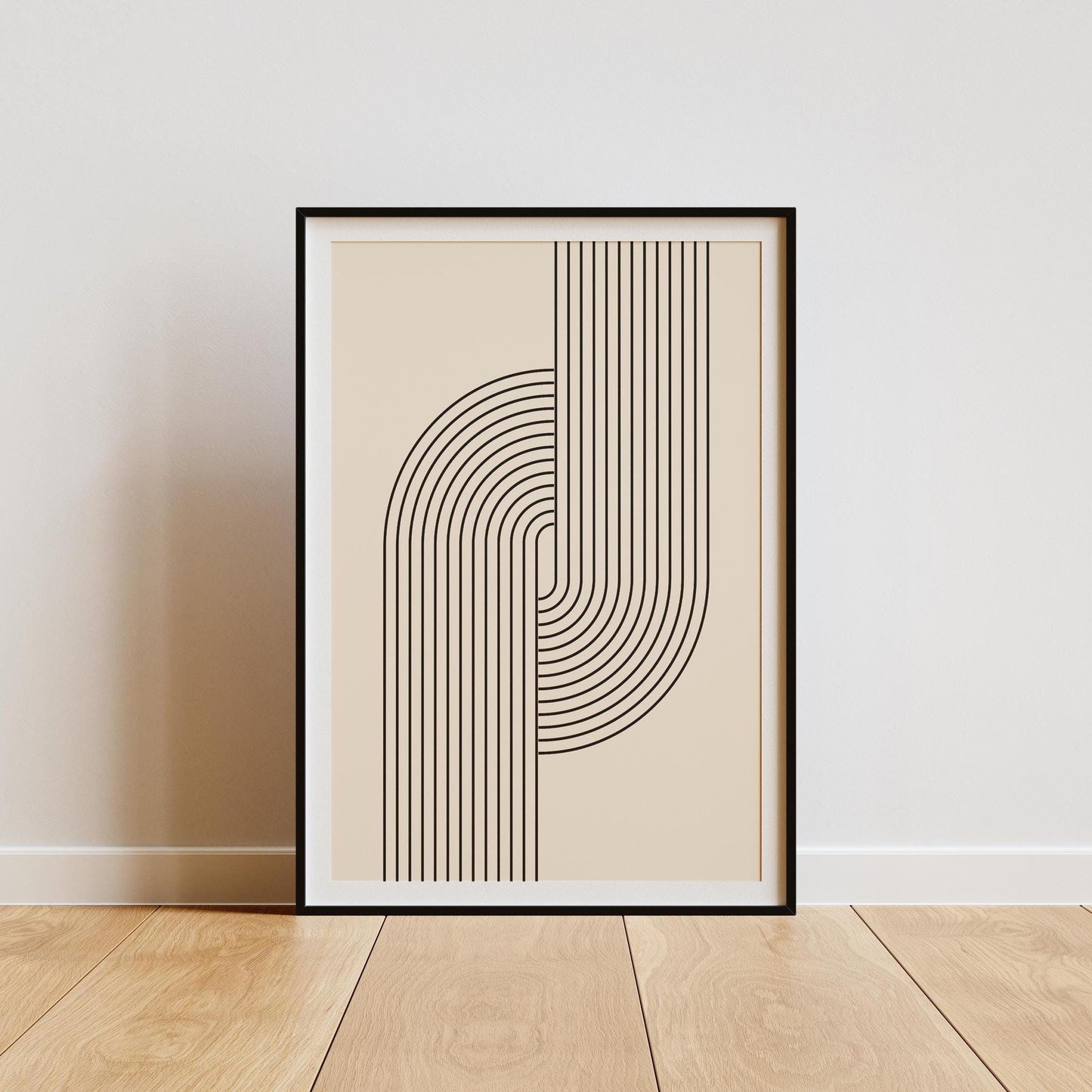 Mid-Century Modern Line Print No. 1
