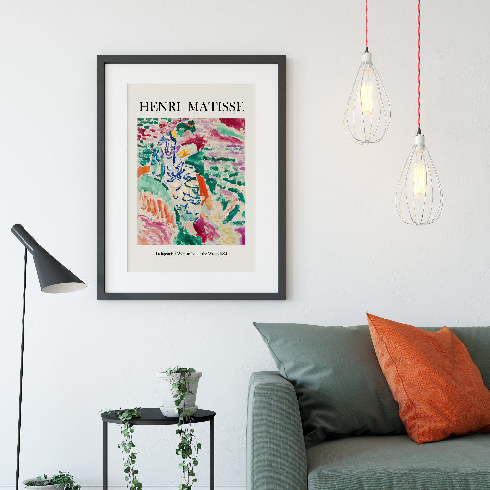 Matisse 'La Japonaise: Woman beside the Water' Exhibition Poster