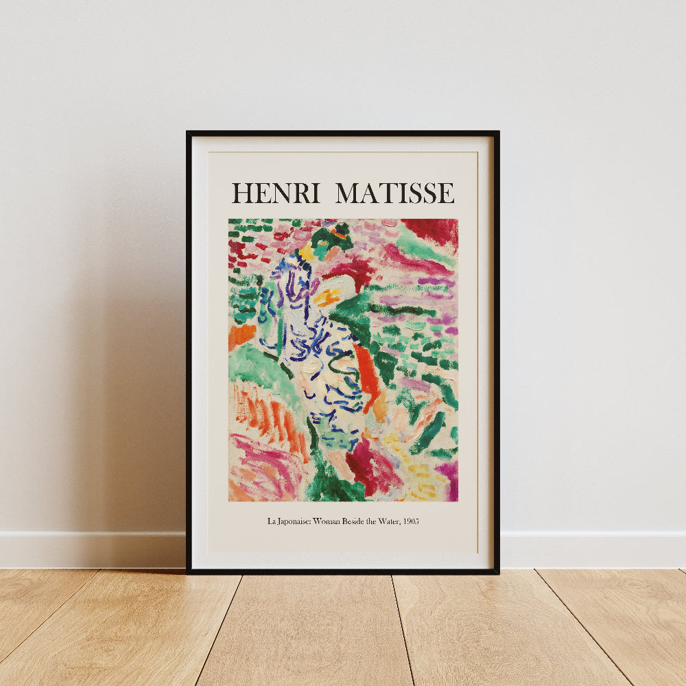 Matisse 'La Japonaise: Woman beside the Water' Exhibition Poster
