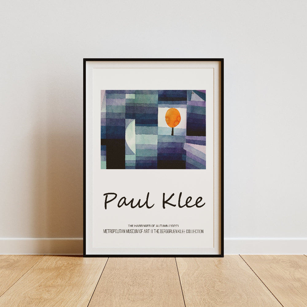 Paul Klee 'Harbinger of Autumn' Exhibition Poster