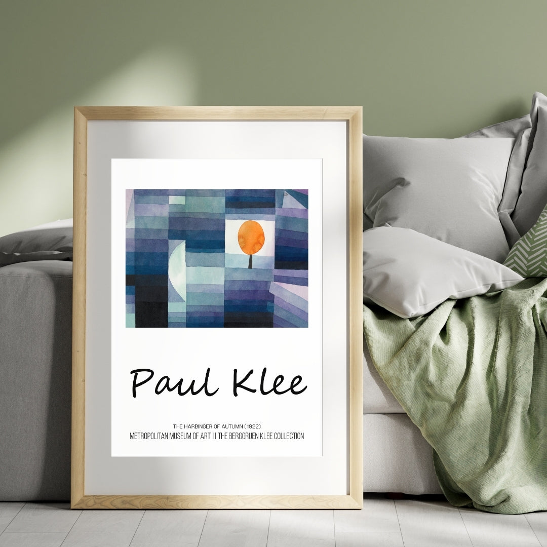 Paul Klee 'Harbinger of Autumn' Exhibition Poster