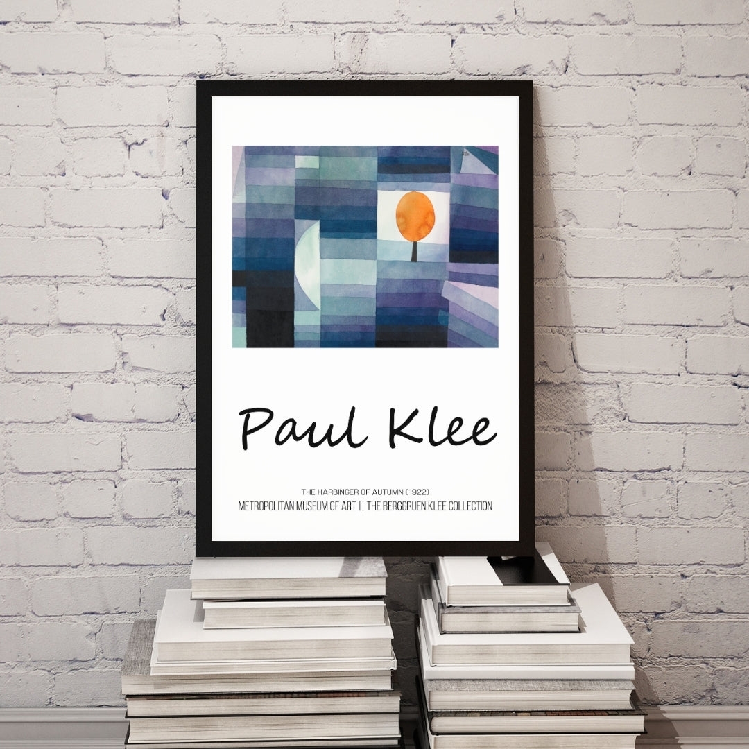 Paul Klee 'Harbinger of Autumn' Exhibition Poster
