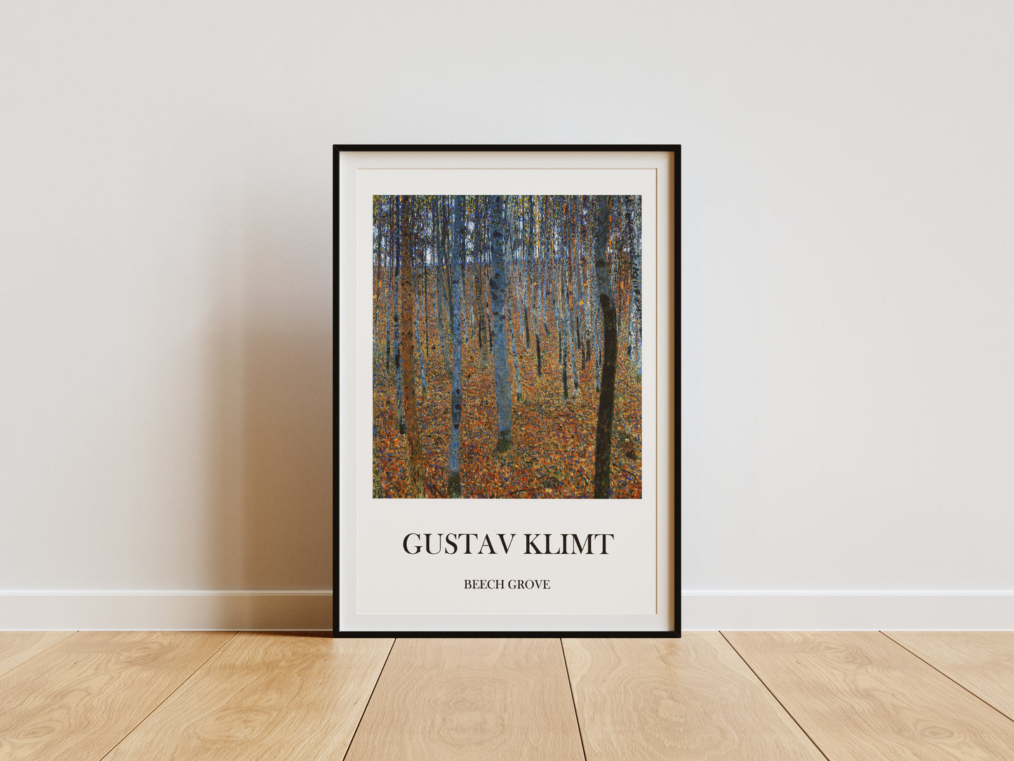 Gustav Klimt 'Beech Grove' Exhibition Poster