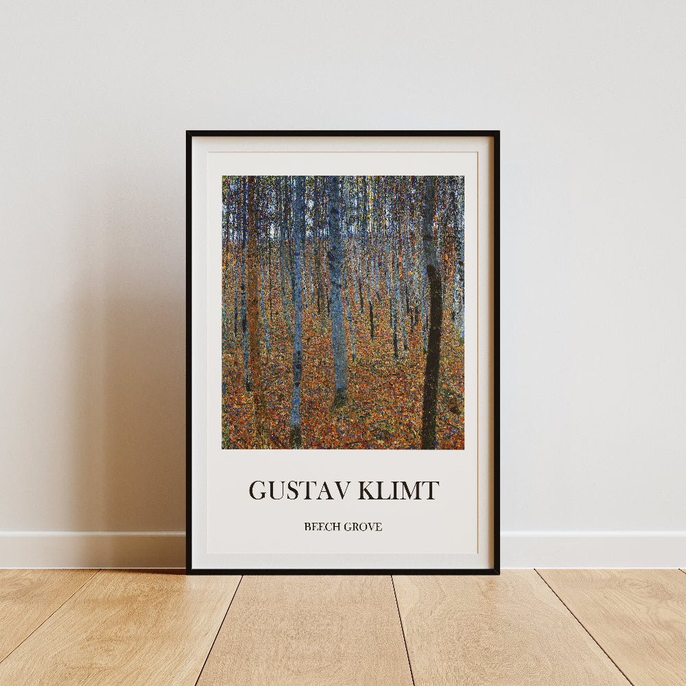 Gustav Klimt 'Beech Grove' Exhibition Poster