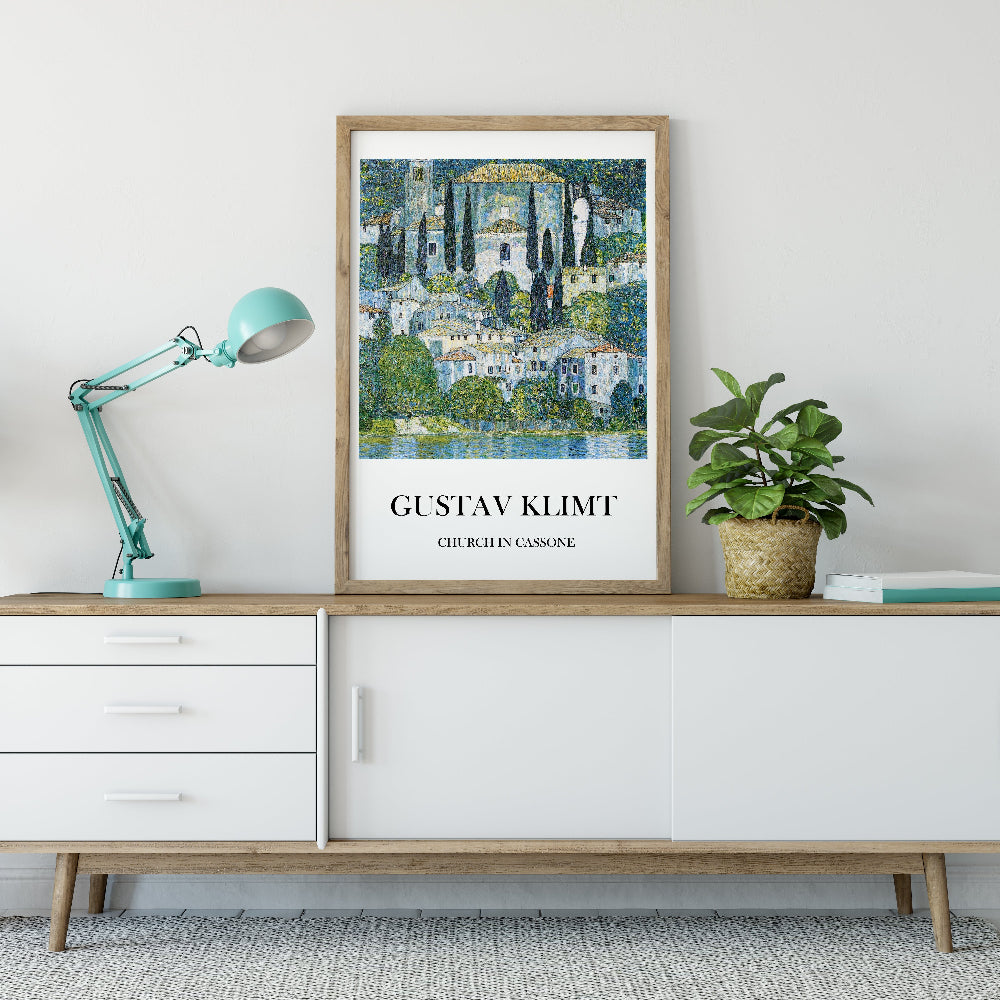 Gustav Klimt 'Church in Cassone' Exibition Poster