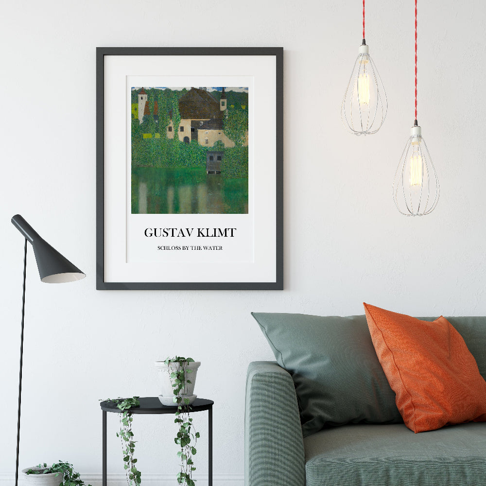 Gustav Klimt 'Schloss by the Water' Exhibition Poster
