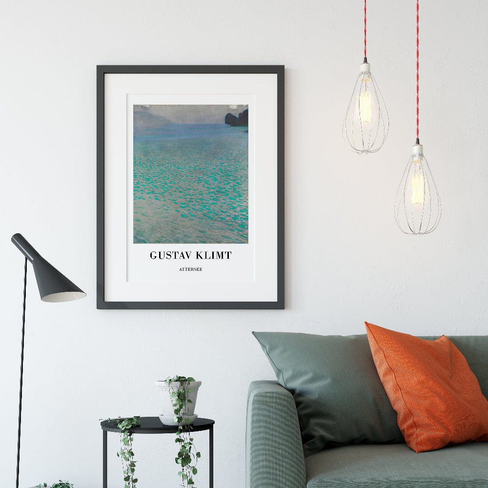 Gustav Klimt 'Attersee' Exhibition Poster