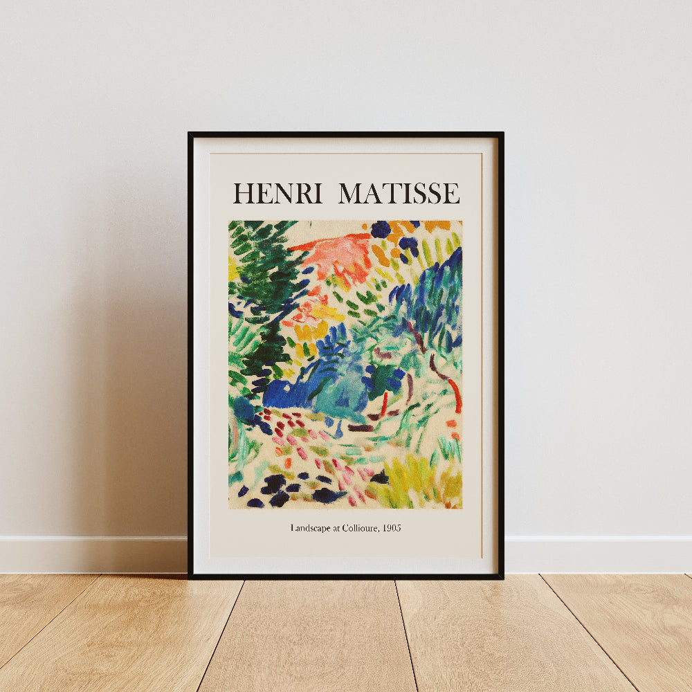 Matisse 'Landscape at Collioure' Exhibition Poster