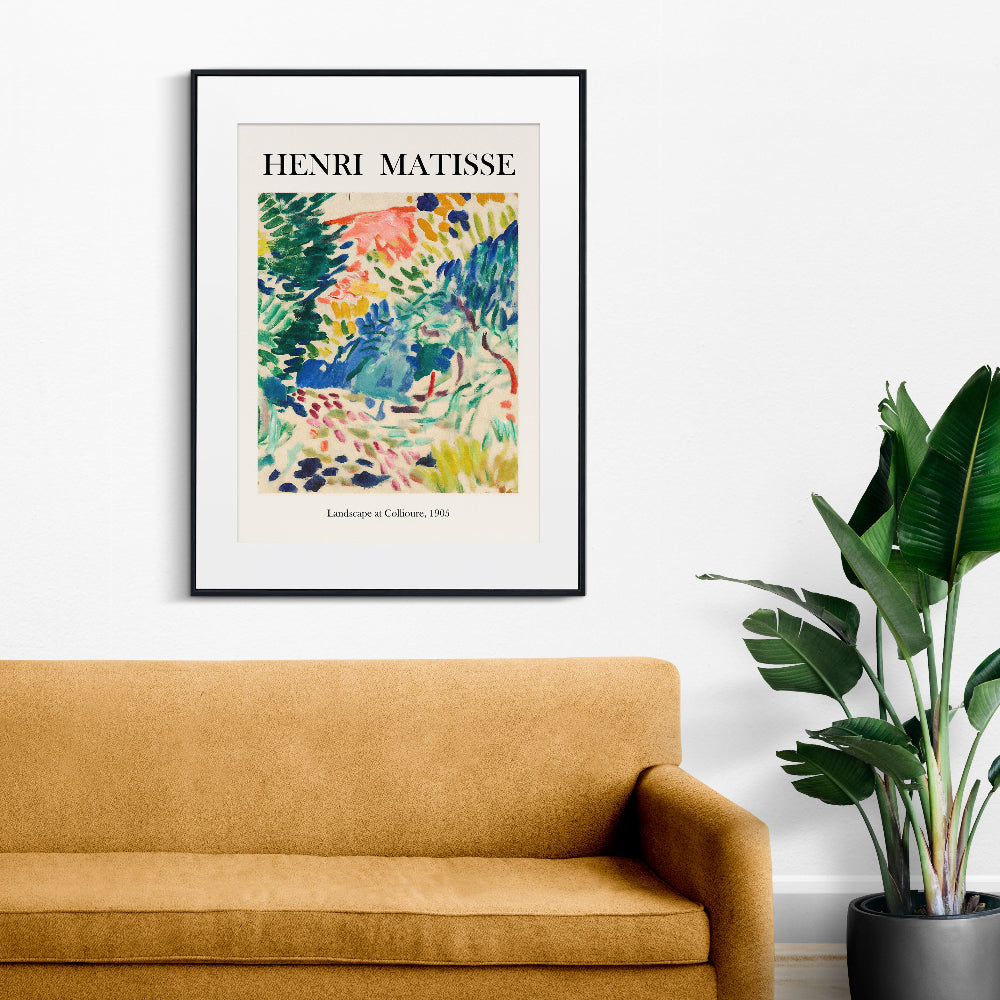 Matisse 'Landscape at Collioure' Exhibition Poster