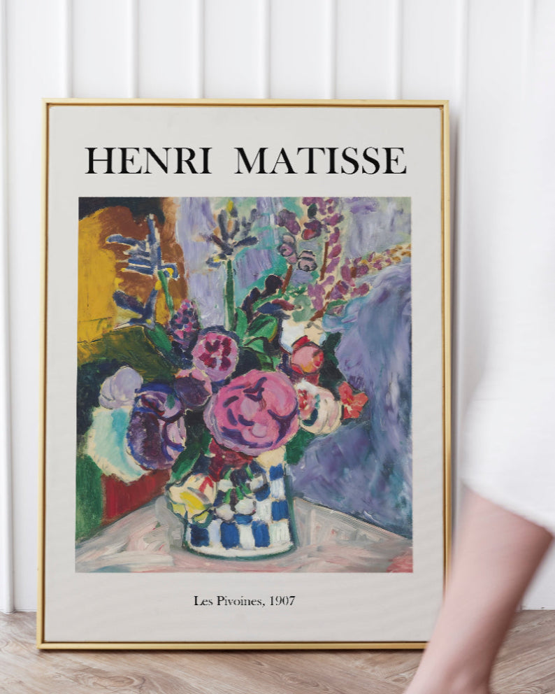Matisse 'Les Pivoines' Peonies Art Print