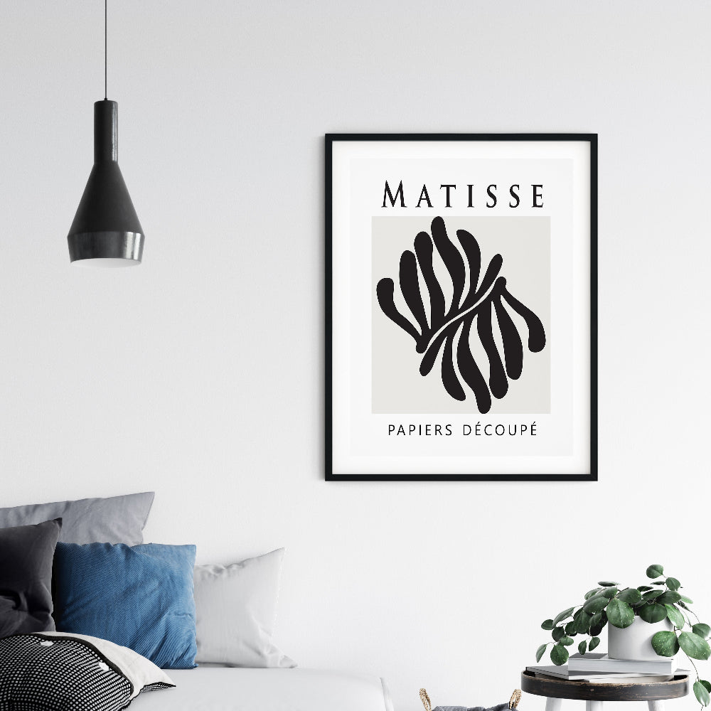 Matisse Cut Outs - Coral Exhibition Poster