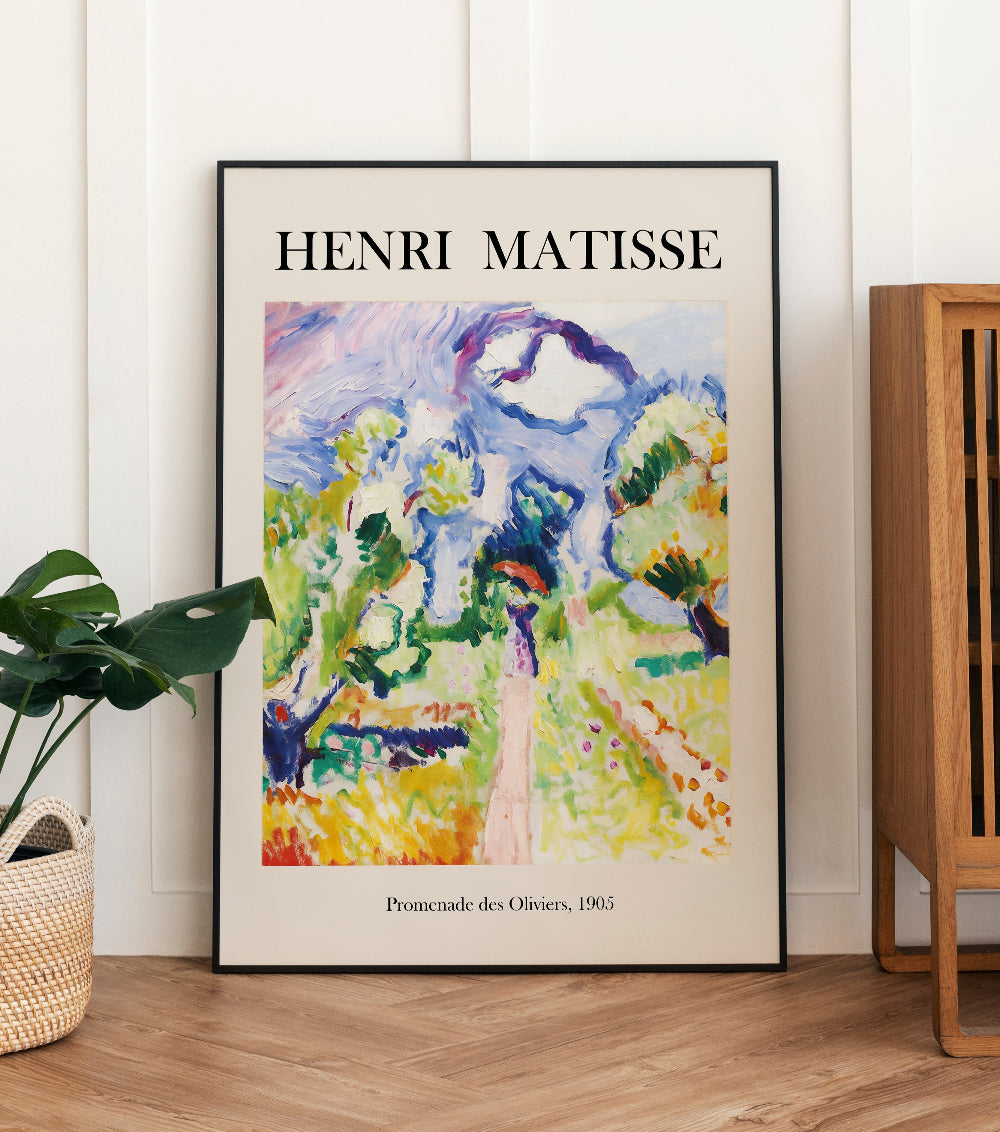 Matisse 'Promenade des Oliviers' Art Print