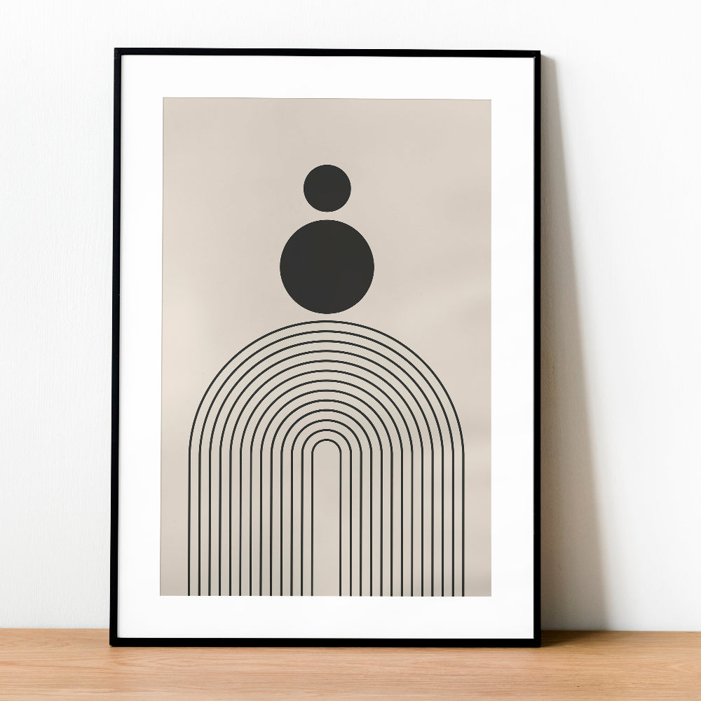 Mid-Century Modern Line Print No. 4