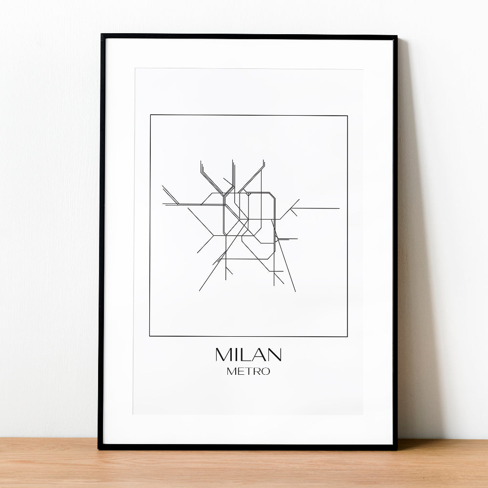 Milan Metro Map
