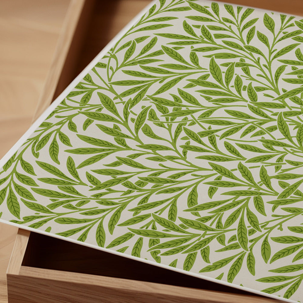 William Morris Green Willow Pattern Art Print