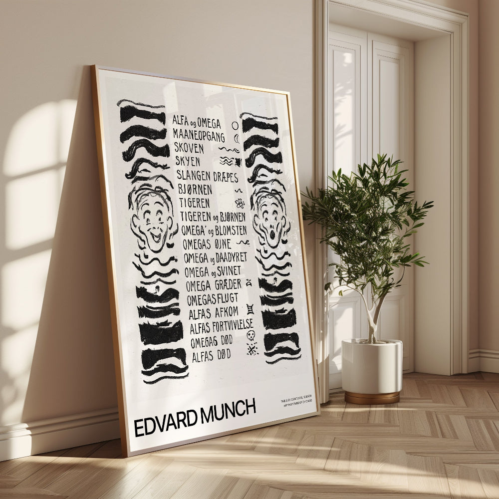 Edvard Munch Table of Contents Print