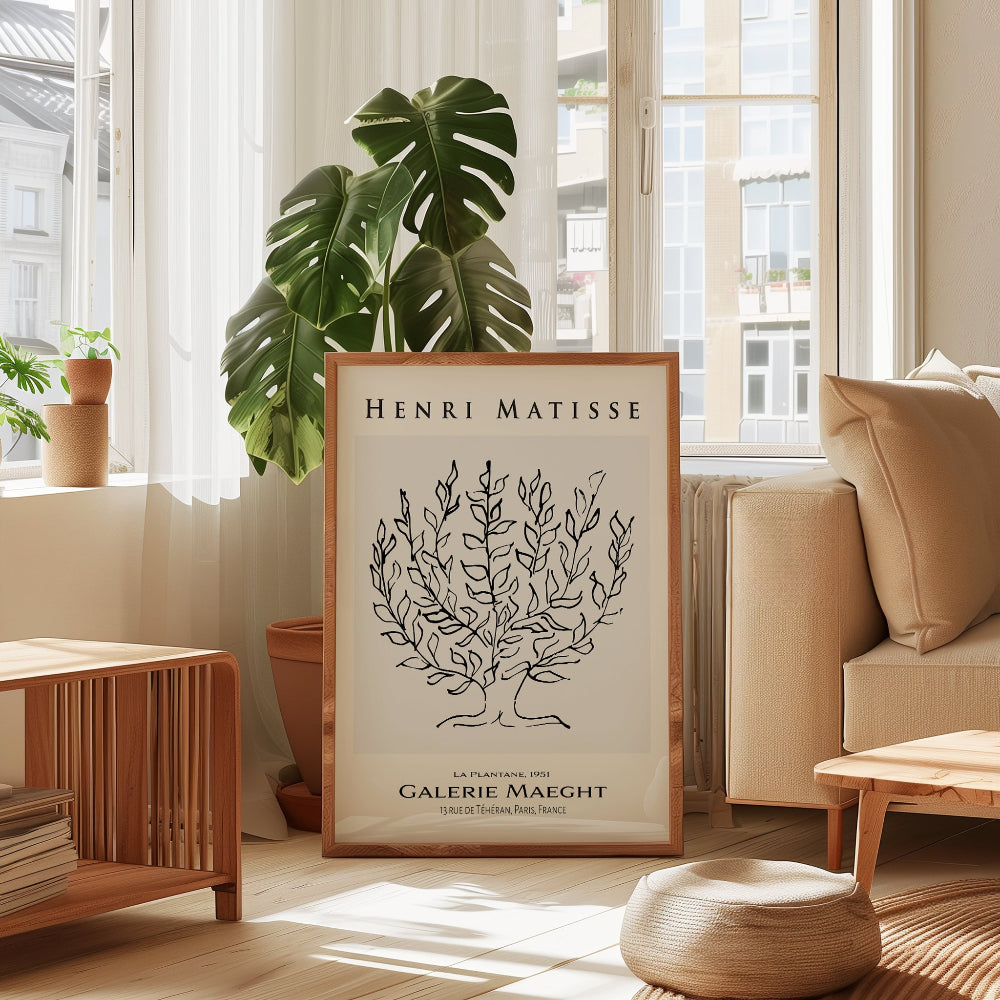 Matisse - The Plane Tree Exhibition Art Print
