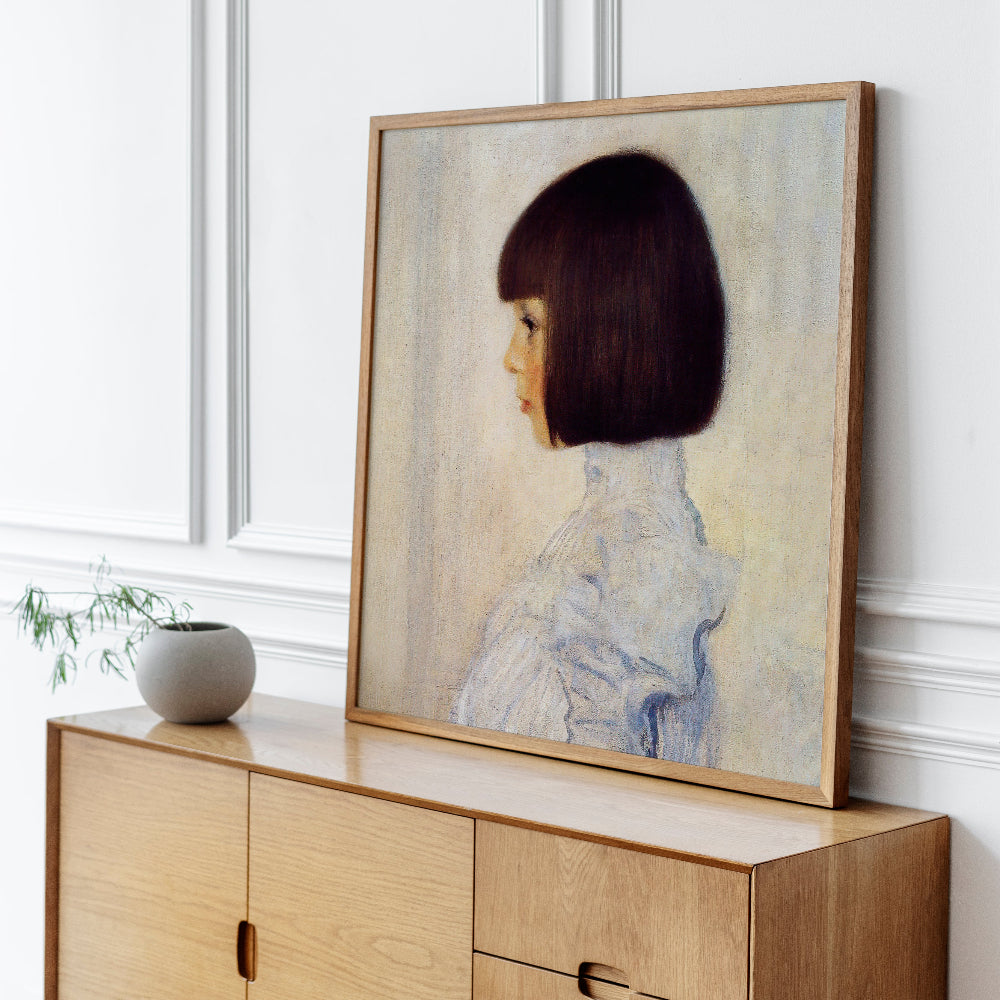 Gustav Klimt 'Portrait of Helene Klimt' Portrait Art Print