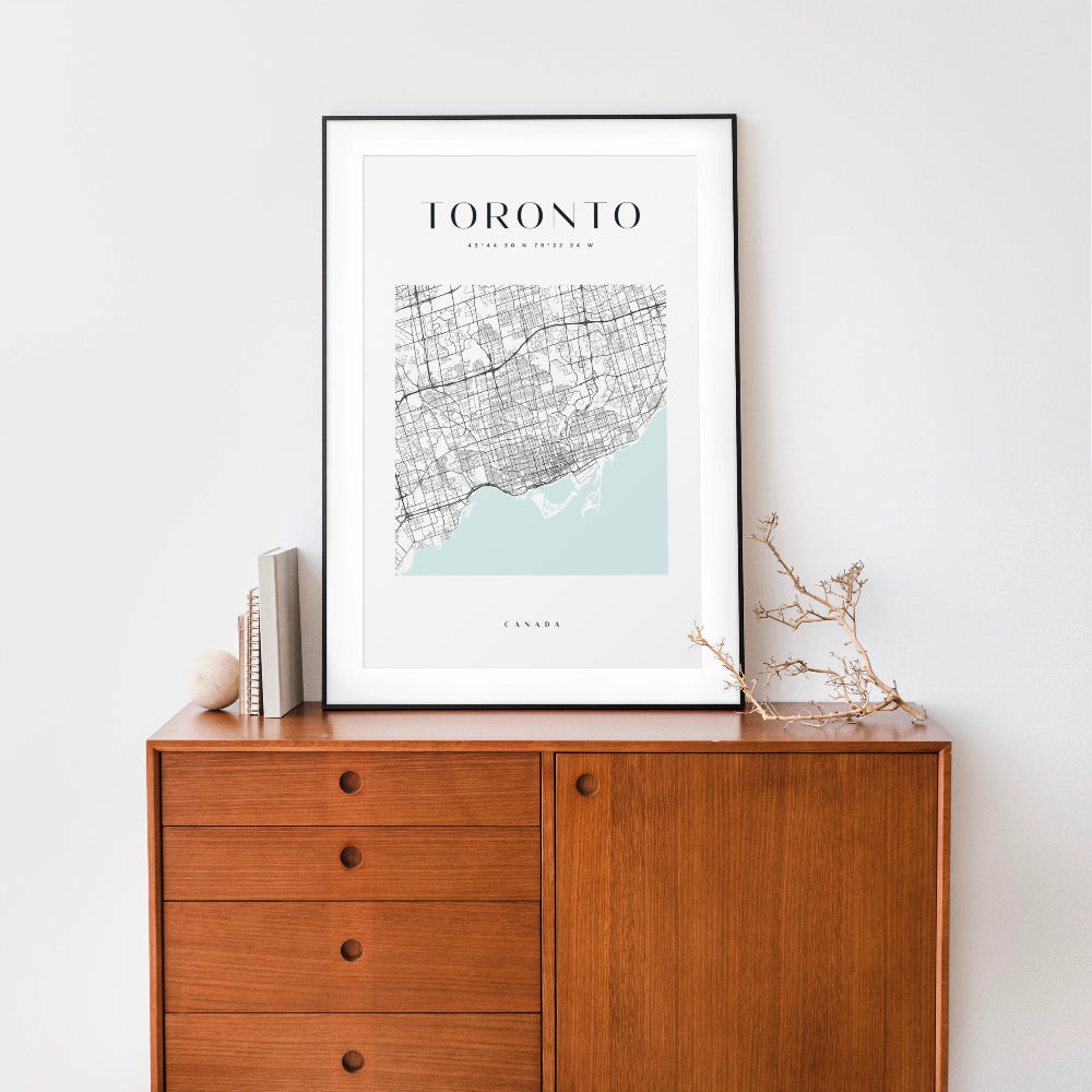 Toronto Map Print