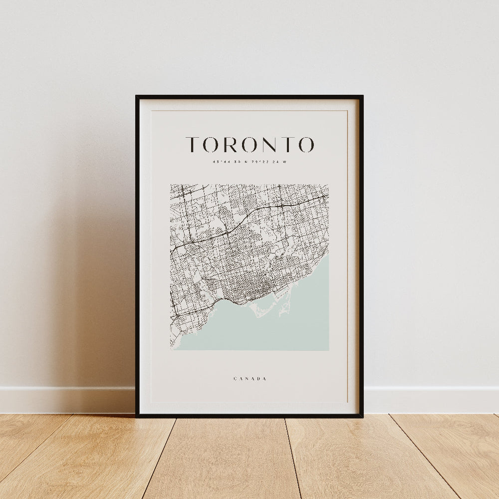 Toronto Map Print
