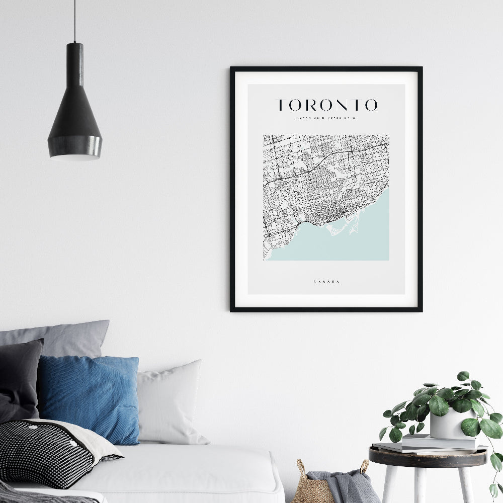 Toronto City Map Print