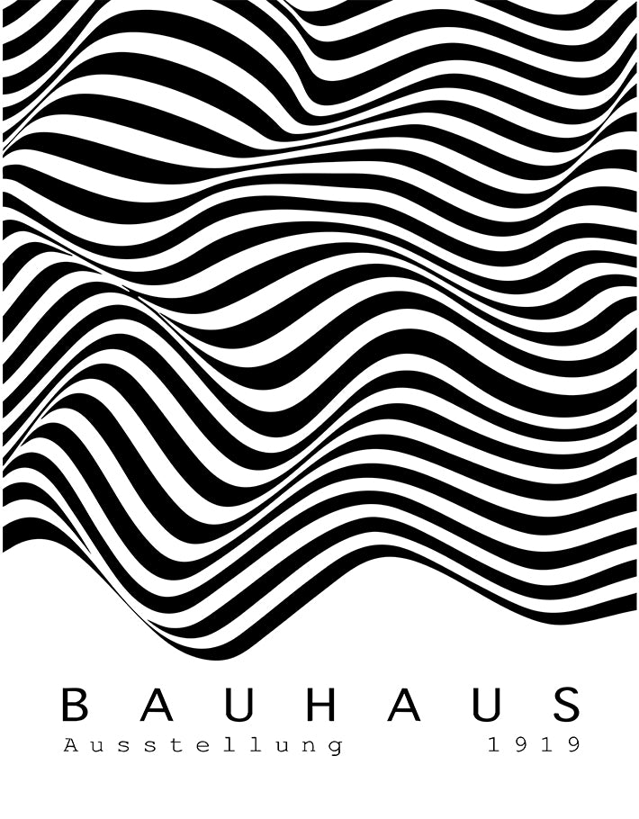 Bauhaus Black and White No. 3 Art Print